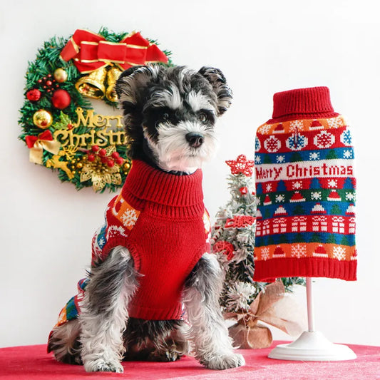 "Merry Christmas" Dog Sweater