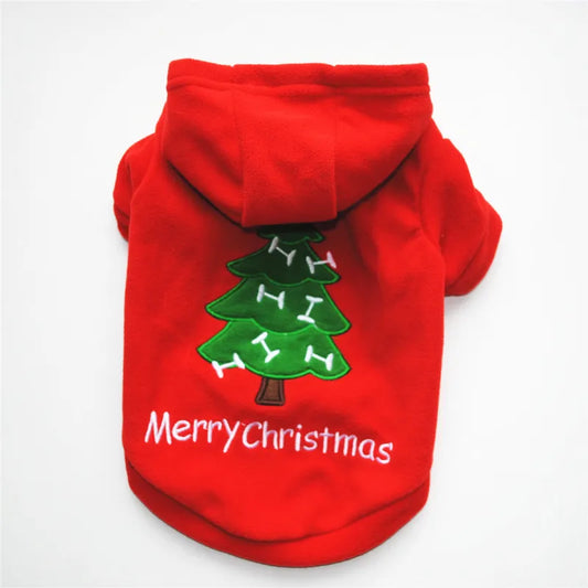 Christmas Festive Pet Hoodie