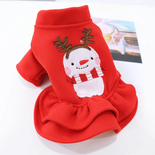 Cute Pet Christmas Dresses