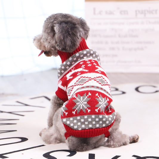 Sweater with Christmas Pattern