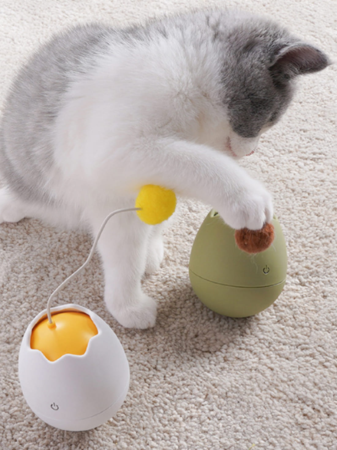 Cat toy Egg