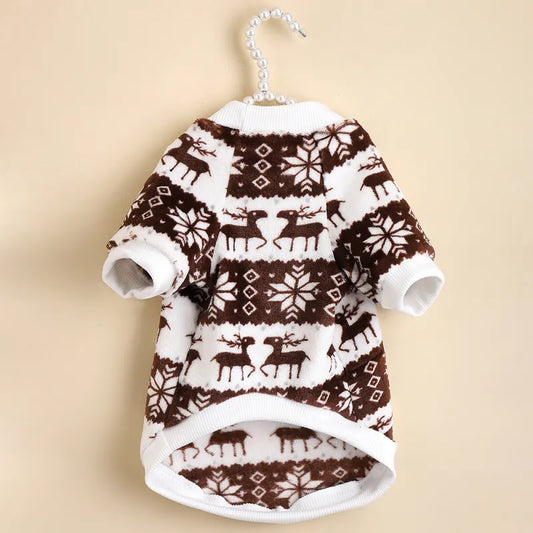 Winter Flannel Pet Sweater