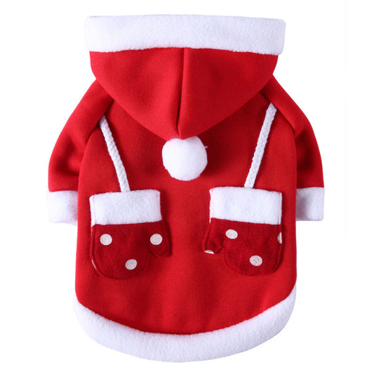 Christmas Red Pet Hoodie